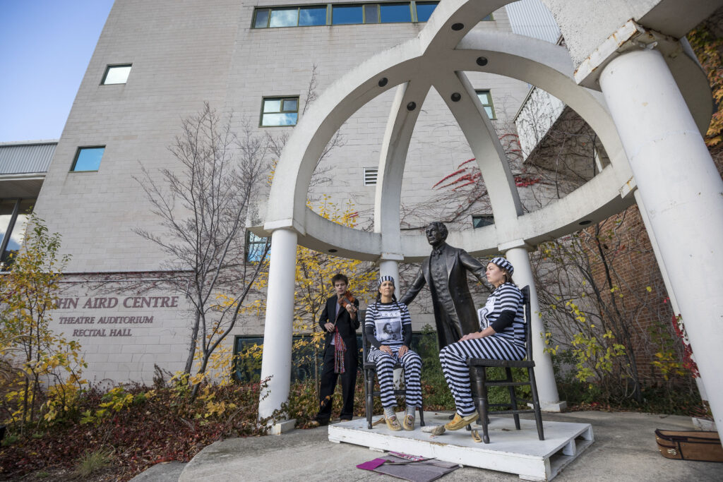 Students feel silenced on statues