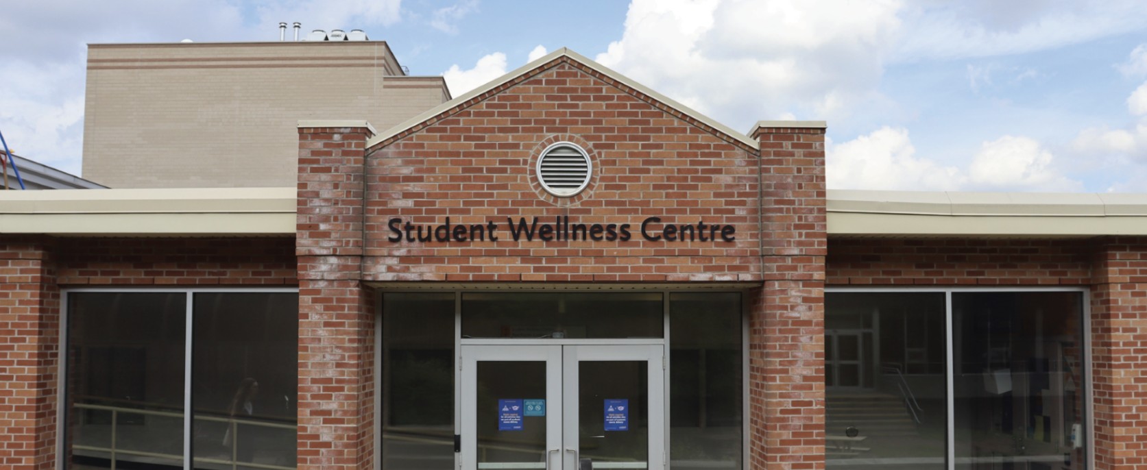 the outside of the Laurier student wellness center