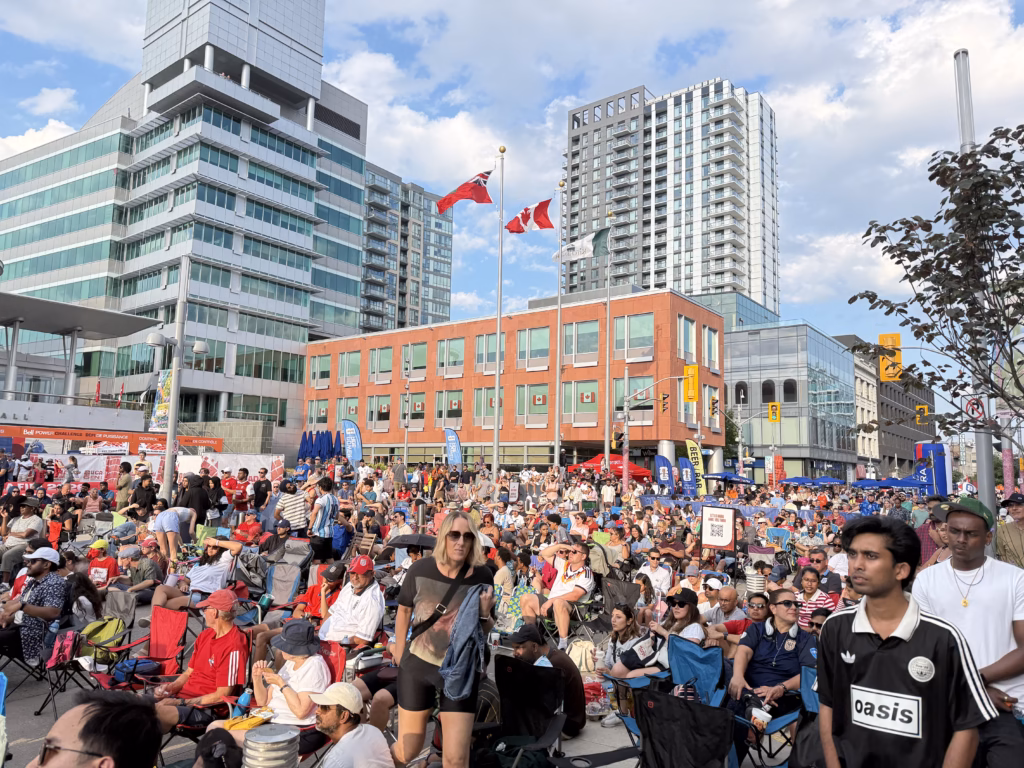 World Cup fever hits Waterloo Region as hundreds gather at Kitchener City Hall
